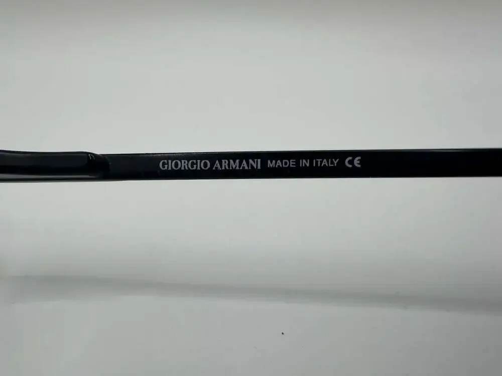 Giorgio Armani Eyeglasses 283 706 Black Rectangular Metal Frames 50-19 135